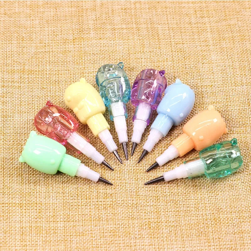 Crayon Empilable Visages Animaux Multicolore Pastel – Image 14