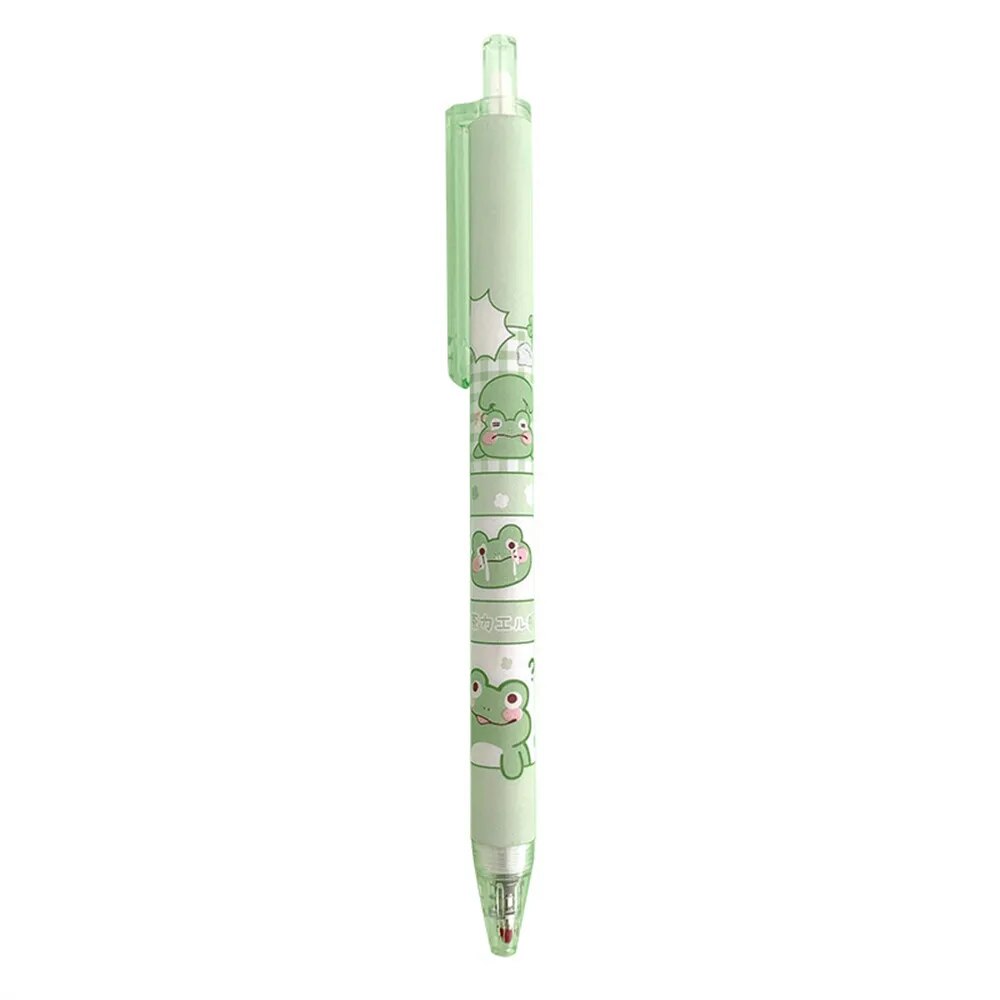 Lot de 6 Stylos Bille Grenouille Kawaii Vert Pâle – Image 12