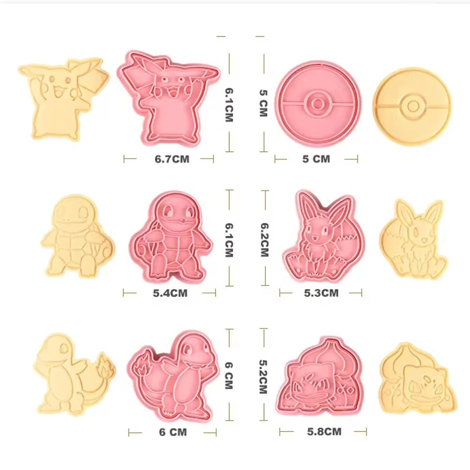 Lot de 6 Emporte-pièces Pokémon – Image 4