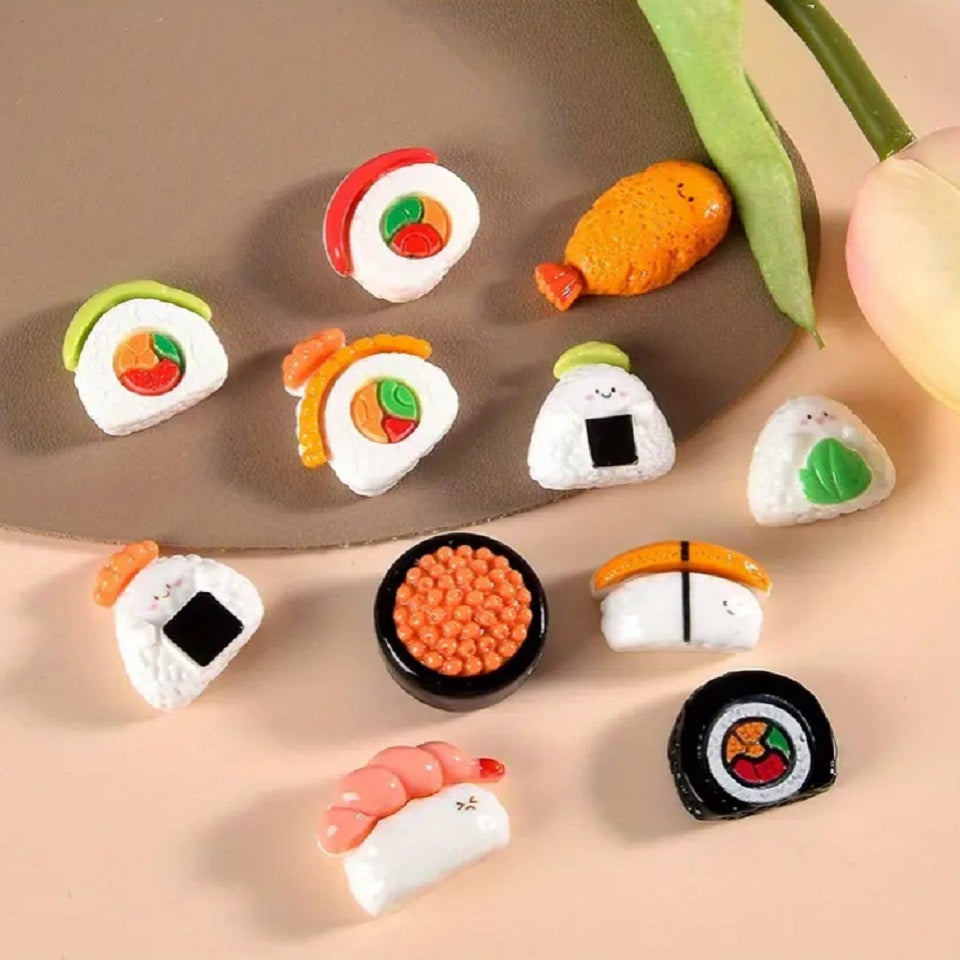 Lot de 4 Magnets Sushi Maki Onigiri – Image 2