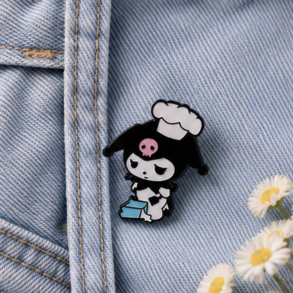 Pin's Kuromi Noir Officiel – Image 7