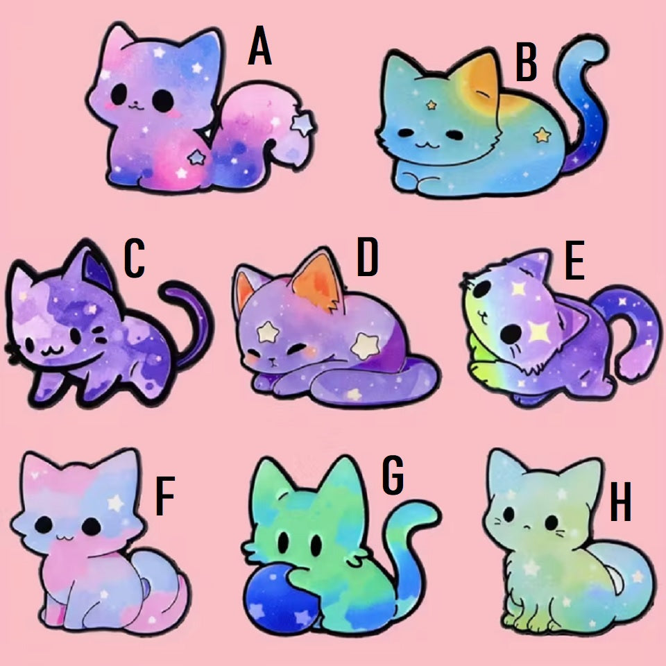 Pin's Chat Galaxie Lumineux – Image 2