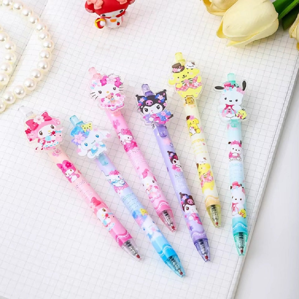 Stylo Sanrio aux Fleurs de Sakura – Image 3