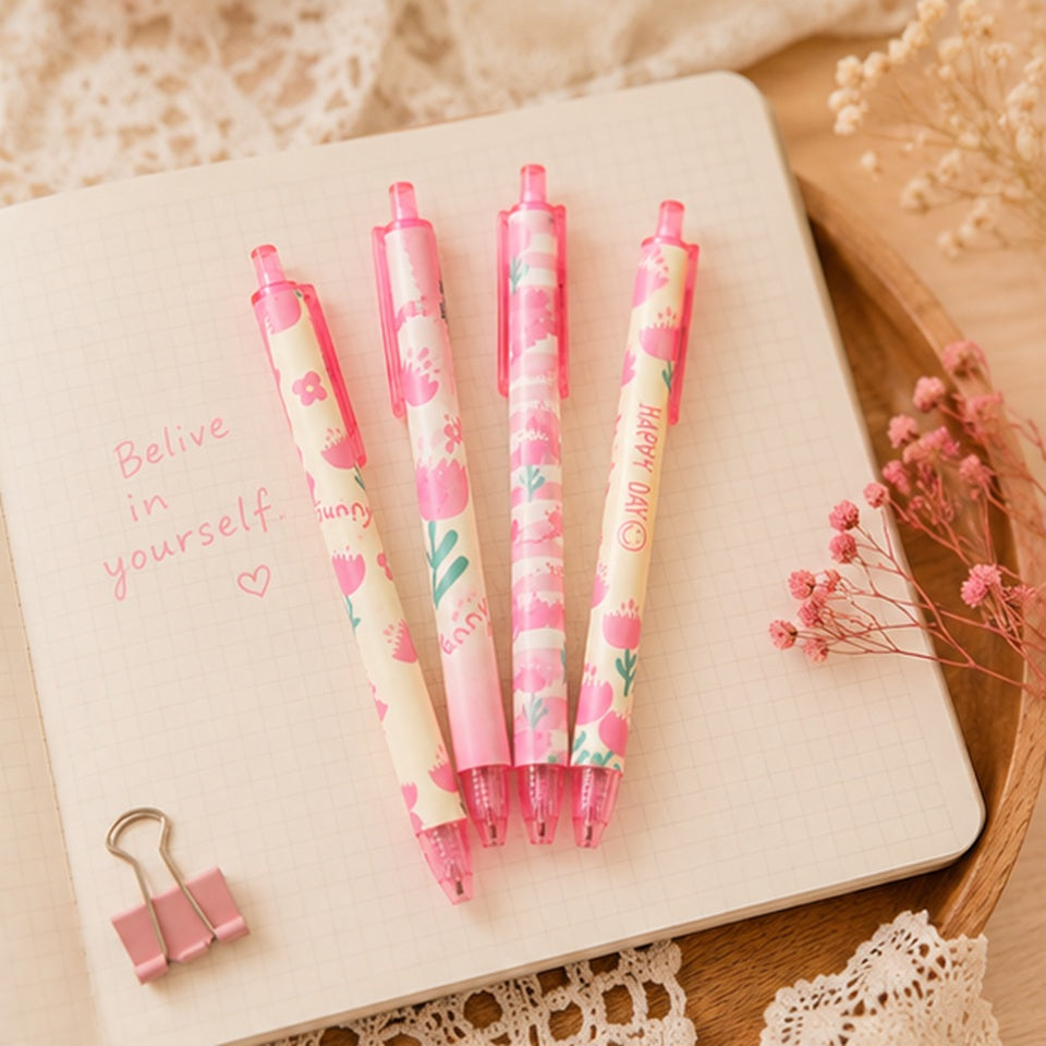 Stylo à Tulipes Roses – Image 5