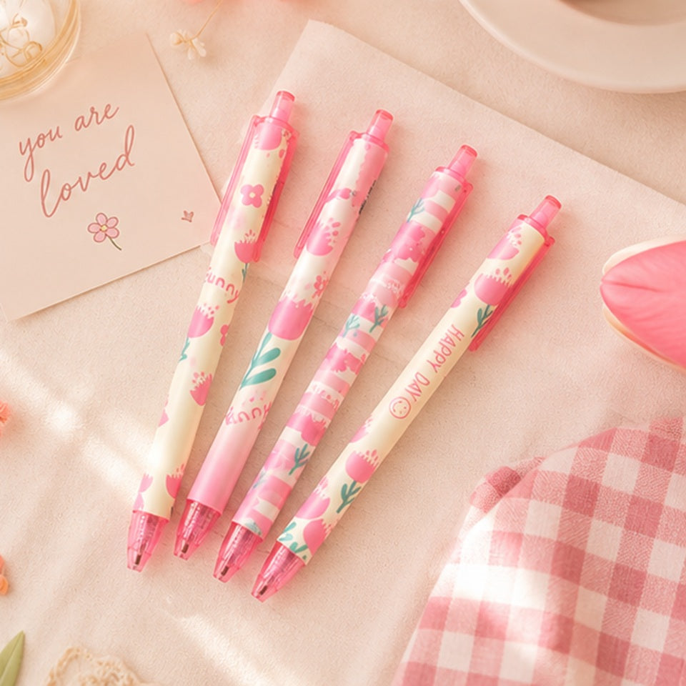 Stylo à Tulipes Roses – Image 2