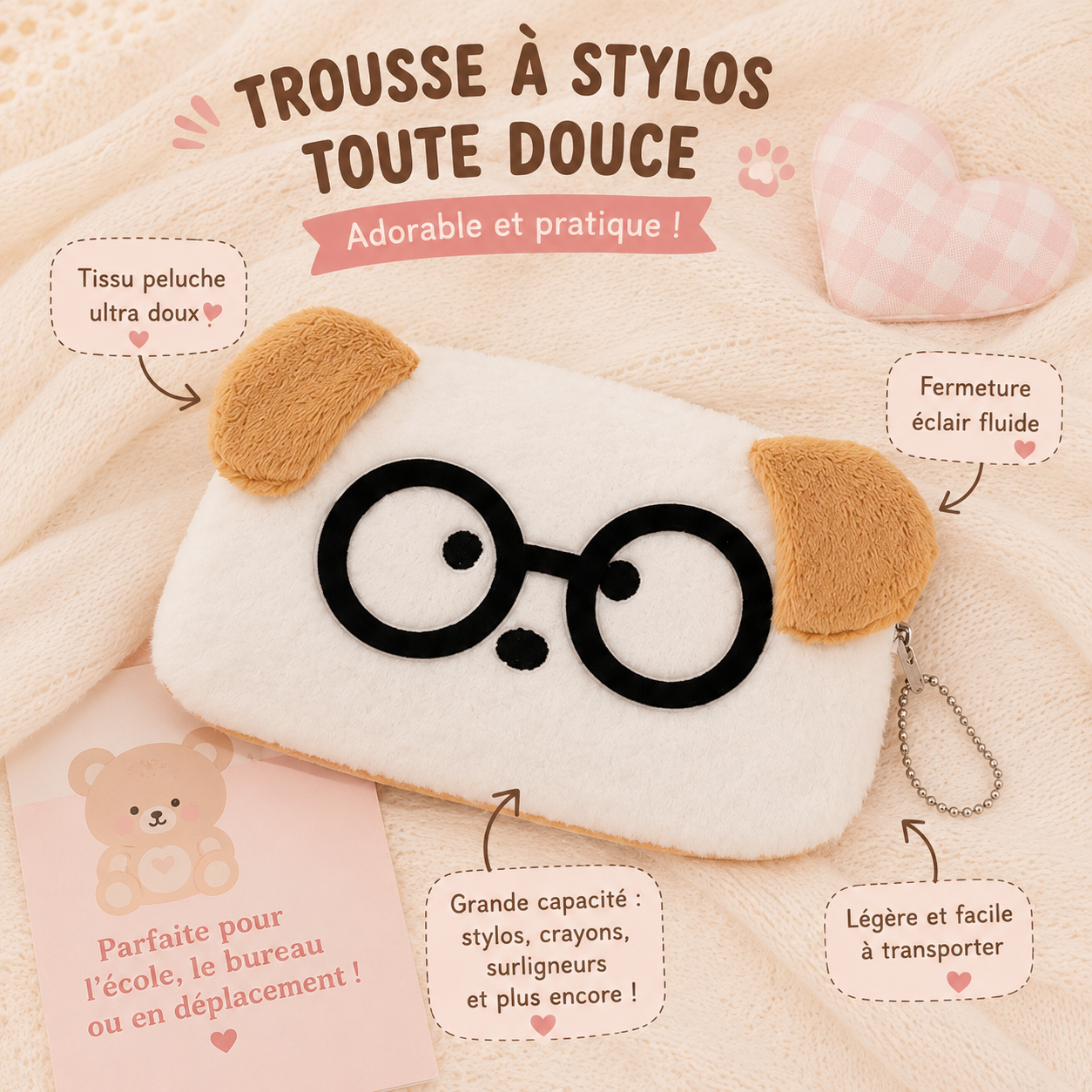 Trousse à Lunettes Chien – Image 2