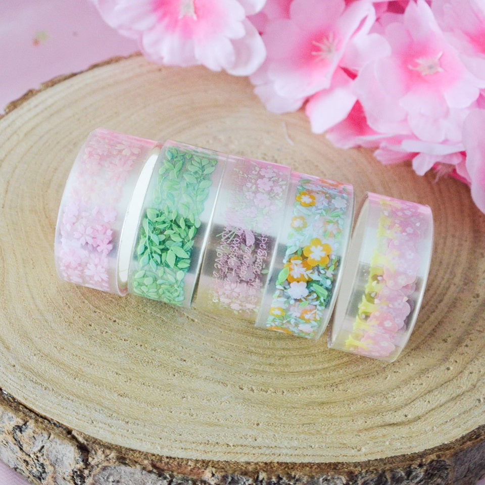Rouleau de Washi Tape à Motifs Sakura – Image 2