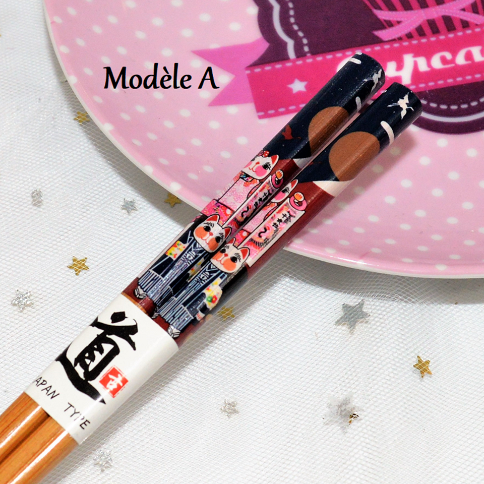 Baguettes Maneki Neko Porte-Bonheur – Image 3