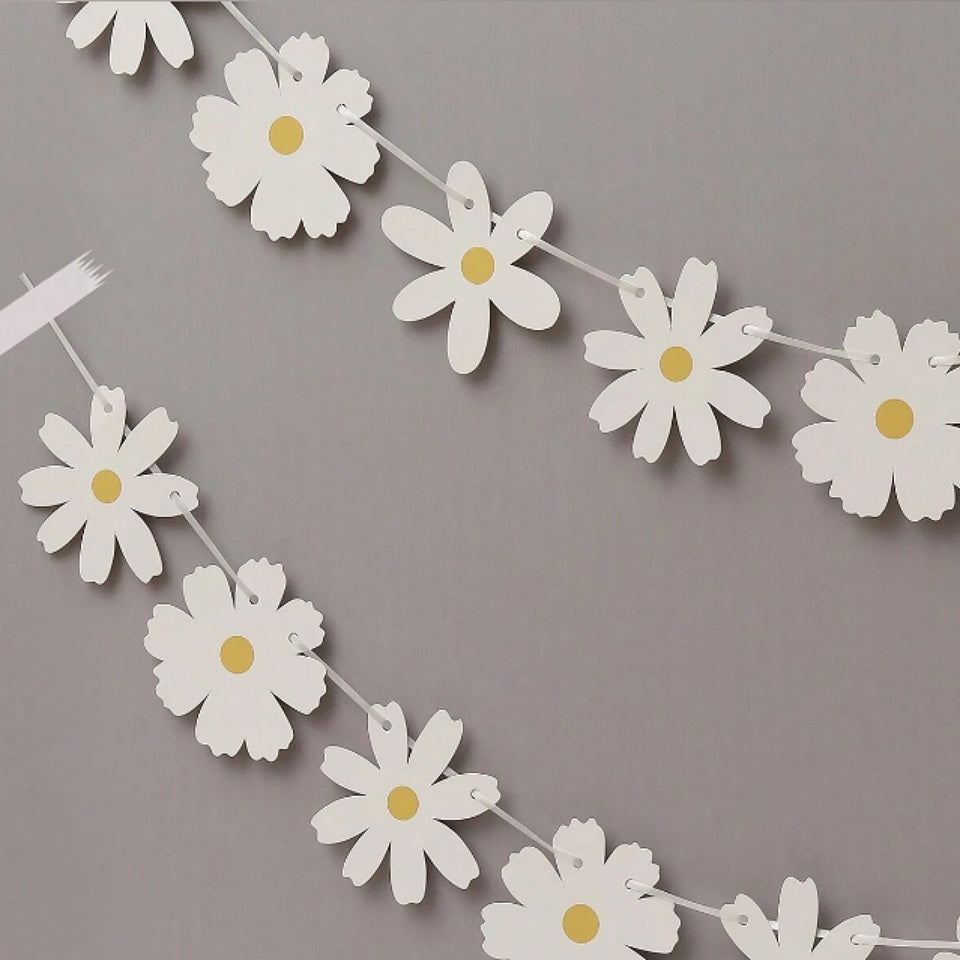 Banderole aux Marguerites Floral – Image 4