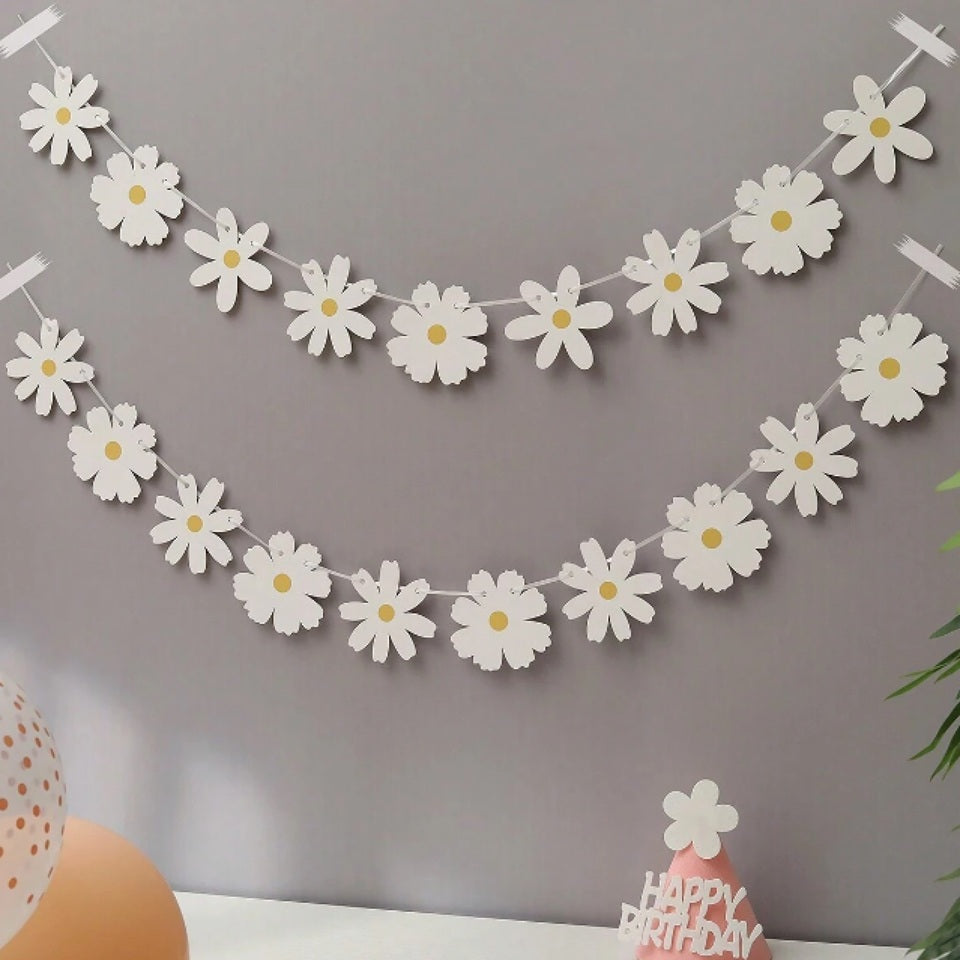 Banderole aux Marguerites Floral – Image 2