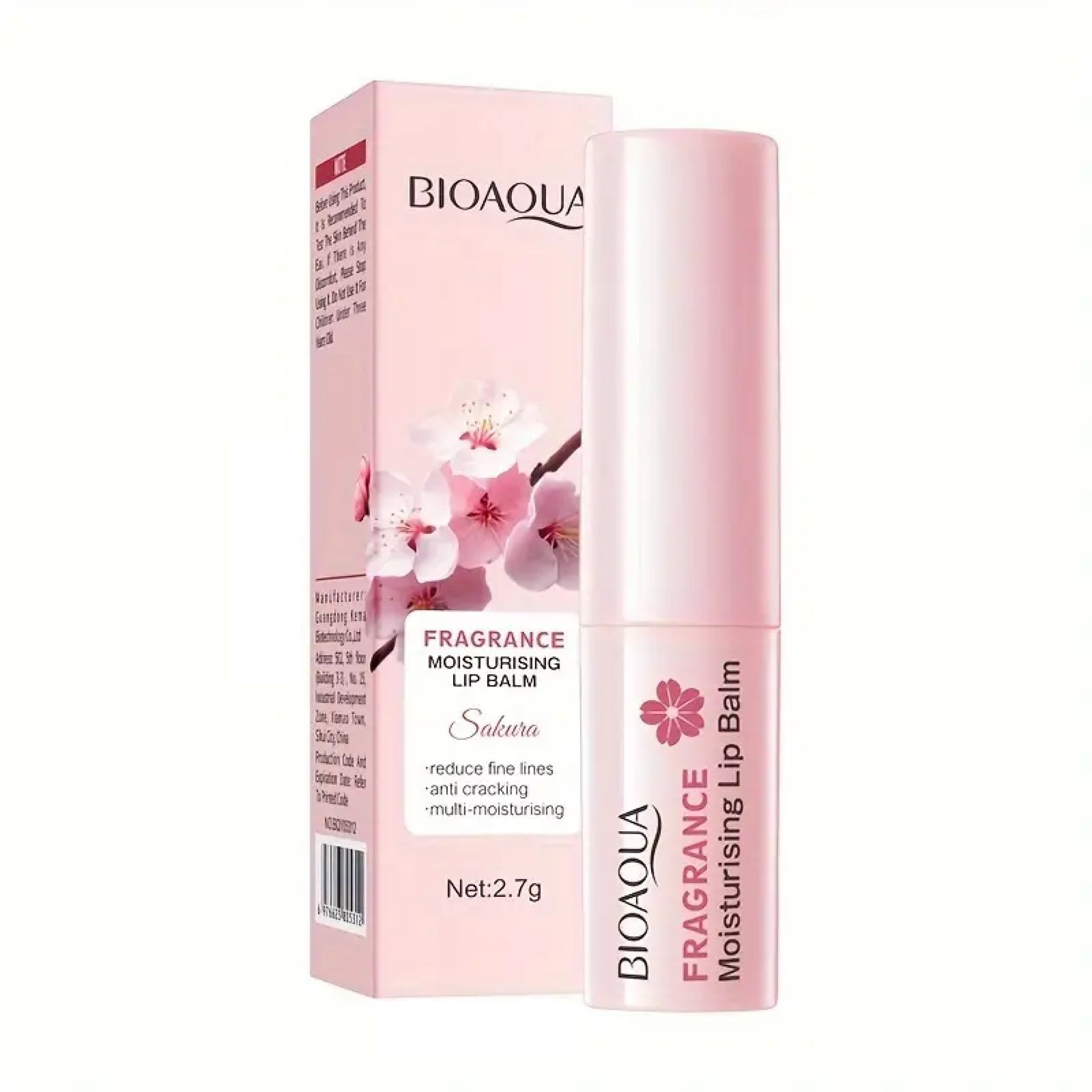 Baume à Lèvres Rose Pâle Hydratant Floral – Image 3