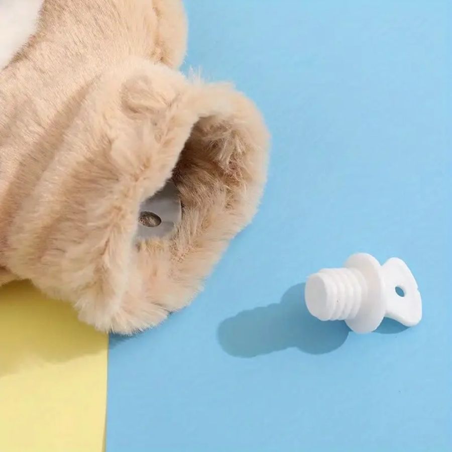 Bouillotte en Peluche Poussin Jaune – Image 11