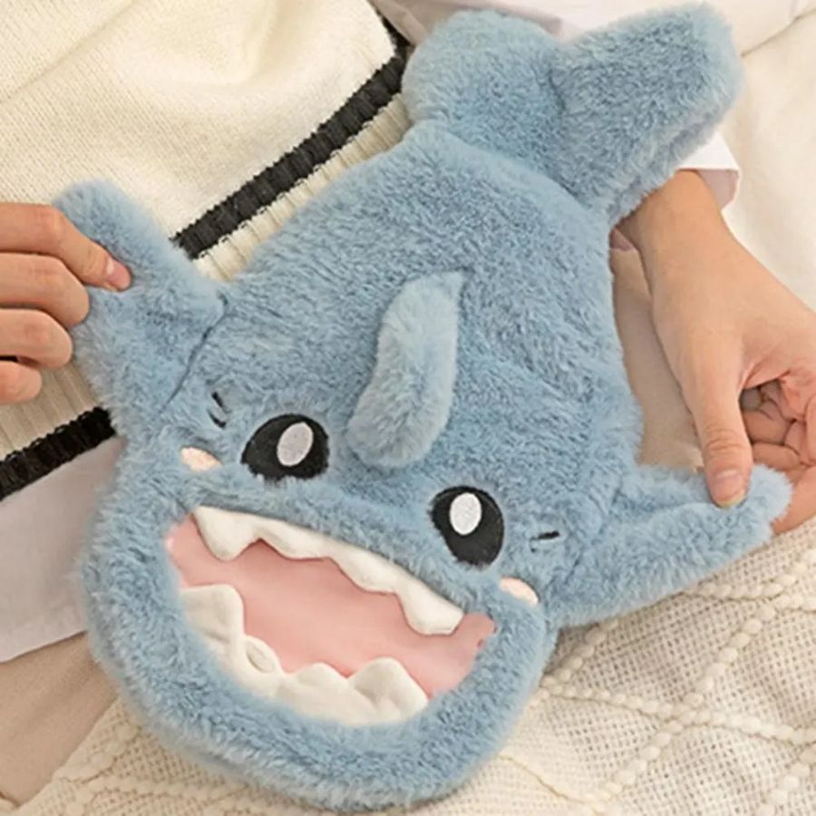 Bouillotte en Peluche Requin Bleu Mignon – Image 6