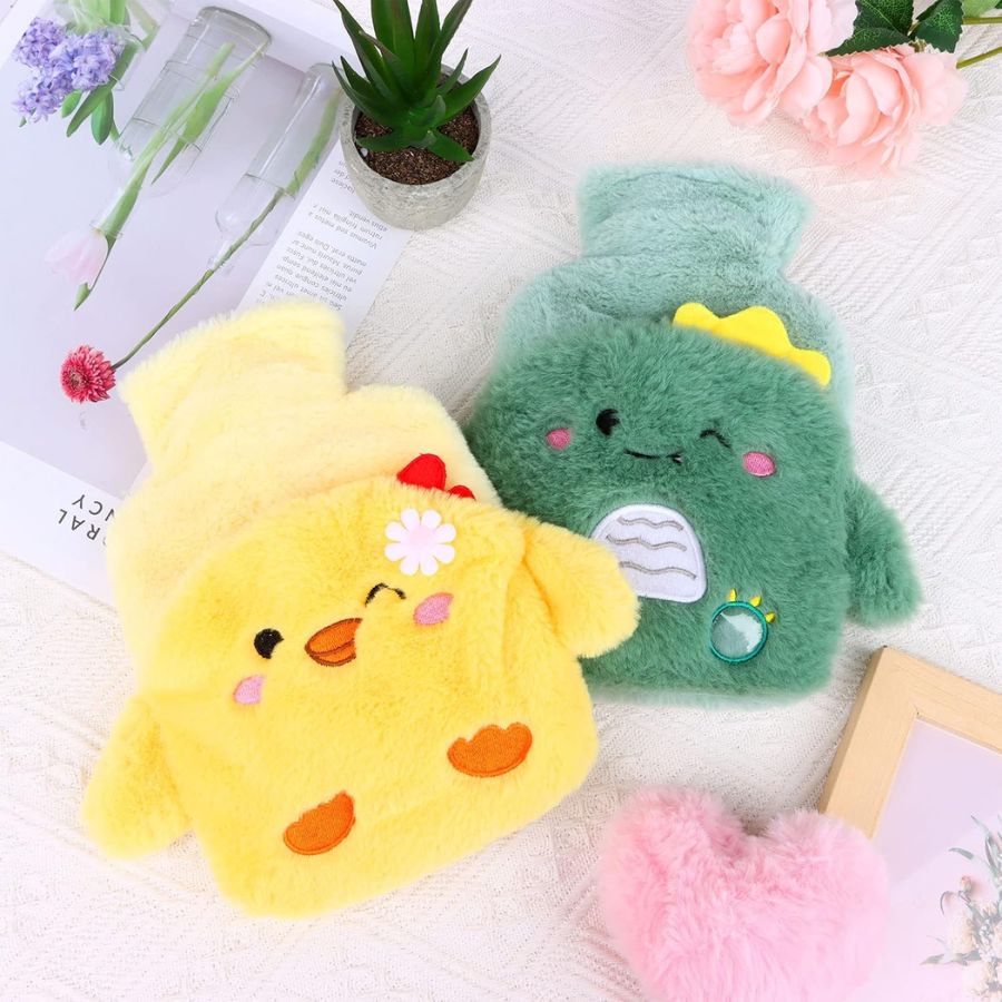 Bouillotte en Peluche Poussin Jaune – Image 7