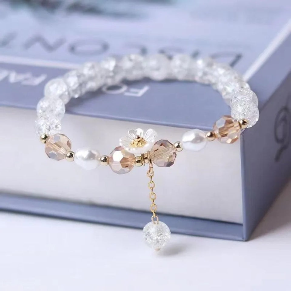 Bracelet de Perles en Fleur de Sakura – Image 4
