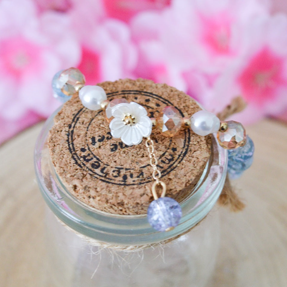 Bracelet de Perles en Fleur de Sakura – Image 7