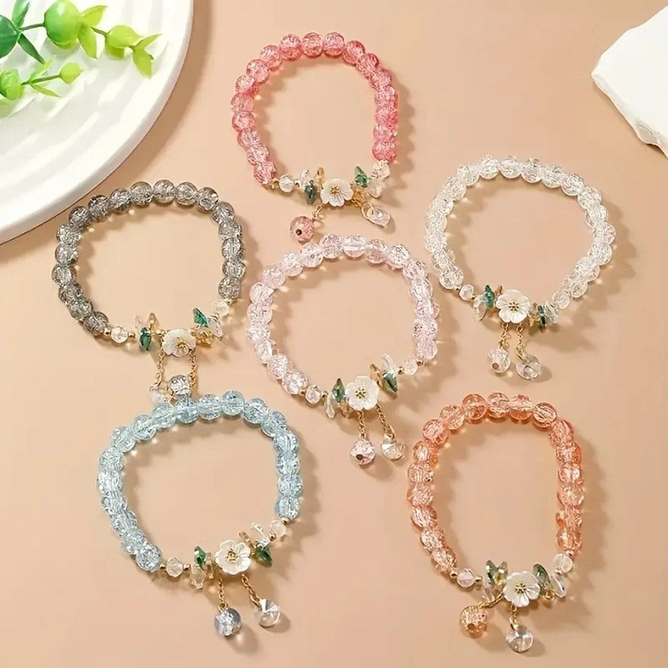 Bracelet de Perles en Fleur de Sakura – Image 3