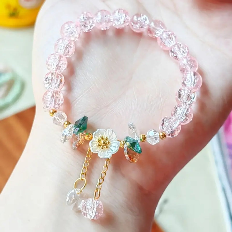 Bracelet de Perles en Fleur de Sakura – Image 5
