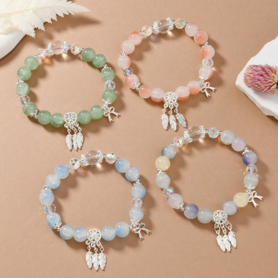 Bracelet en Perles avec Attrape-Rêves – Image 2