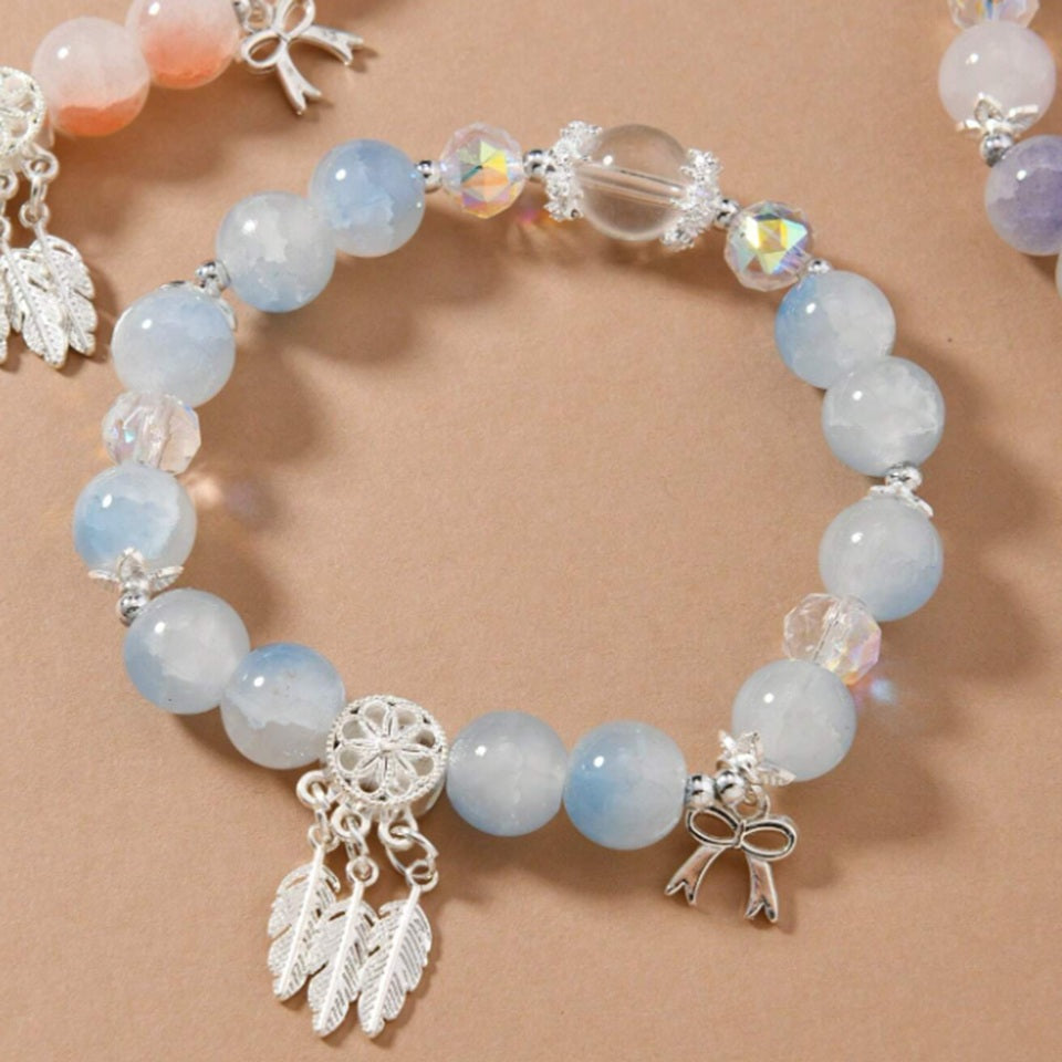 Bracelet en Perles avec Attrape-Rêves – Image 3