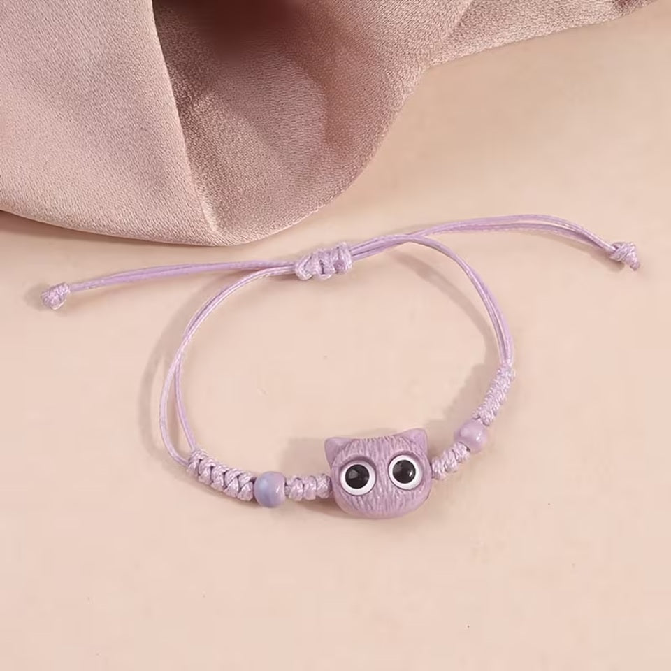 Bracelet Chat aux Gros Yeux – Image 2
