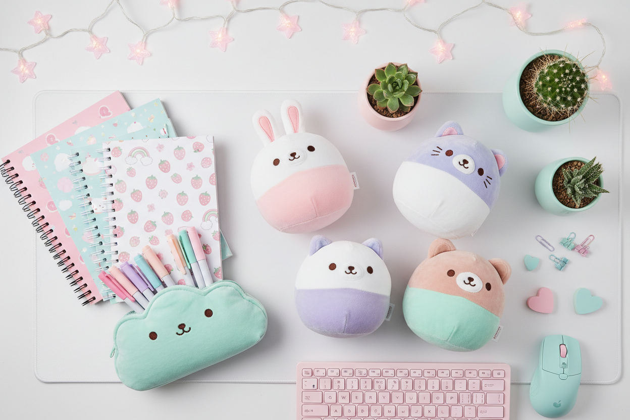 Bureau kawaii setup
