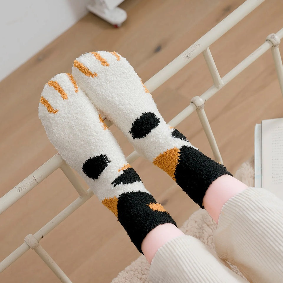 Chaussettes Pilou Motif Chat – Image 7