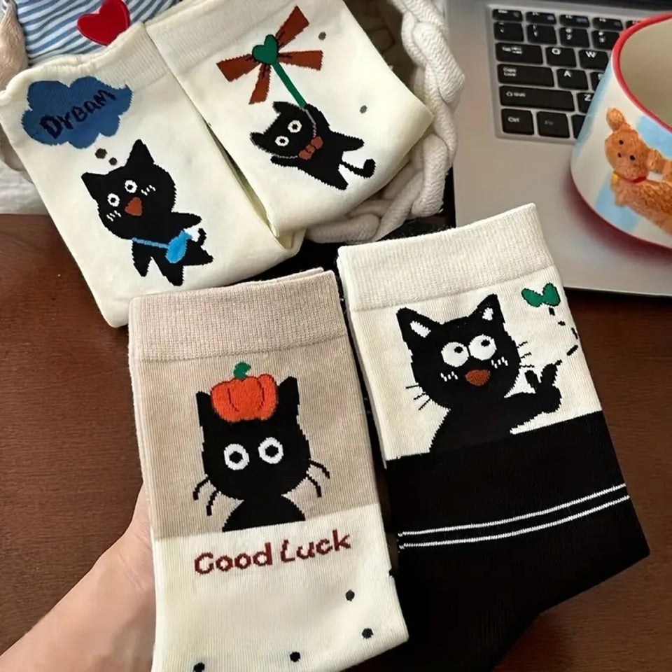 Chaussettes de Chat Noir – Image 2