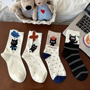 Chaussettes de Chat Noir