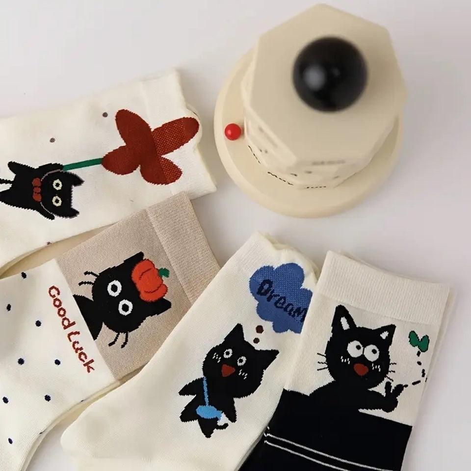 Chaussettes de Chat Noir – Image 3