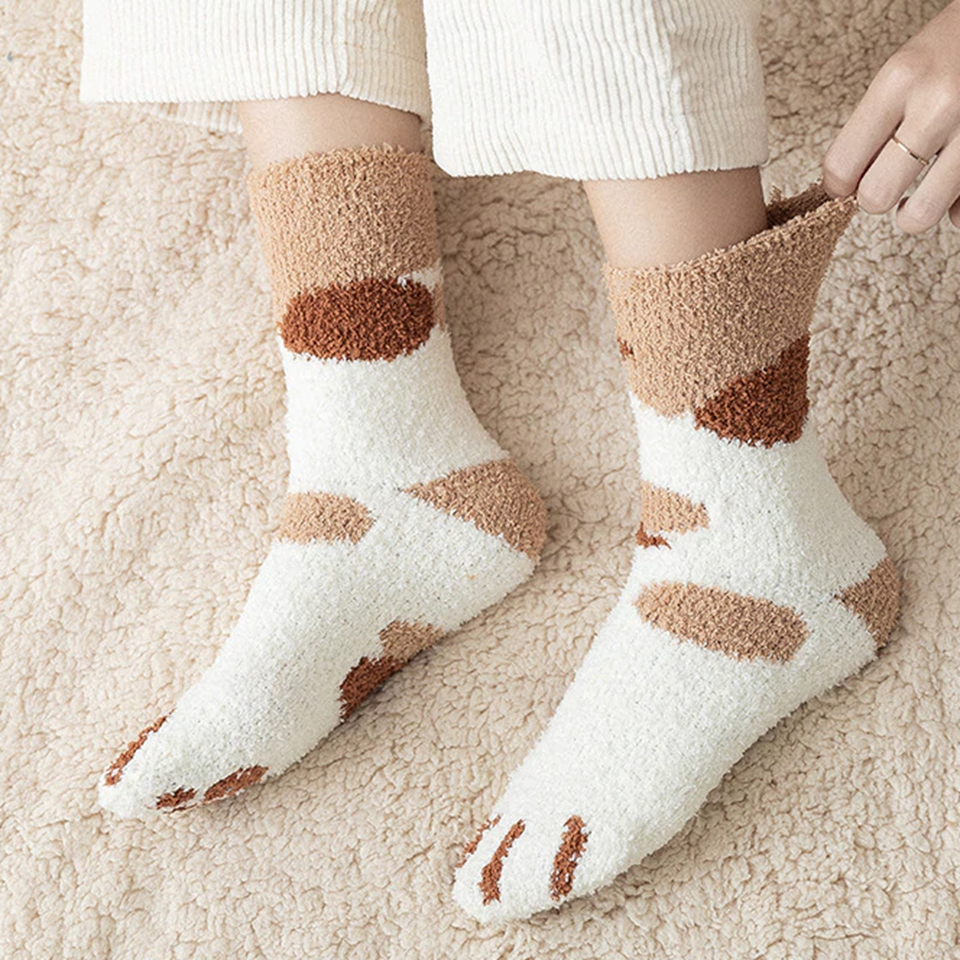 Chaussettes Pilou Motif Chat – Image 13