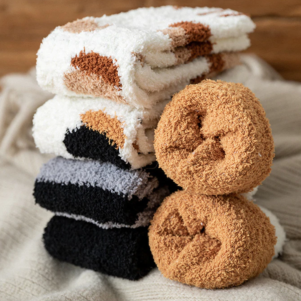 Chaussettes Pilou Motif Chat – Image 2