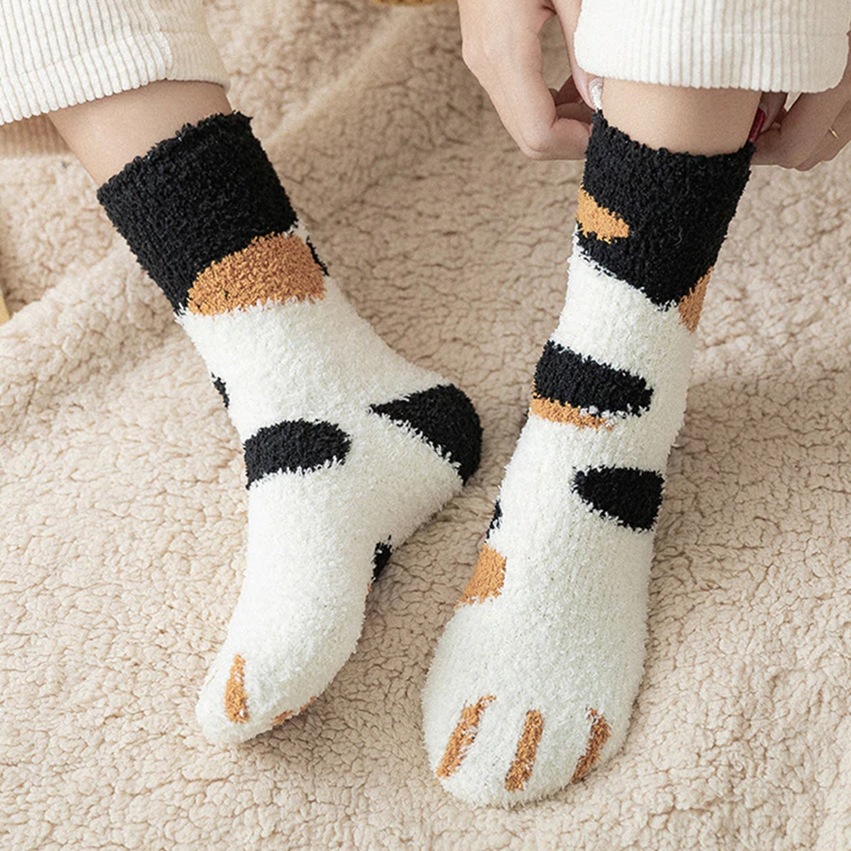 Chaussettes Pilou Motif Chat – Image 5