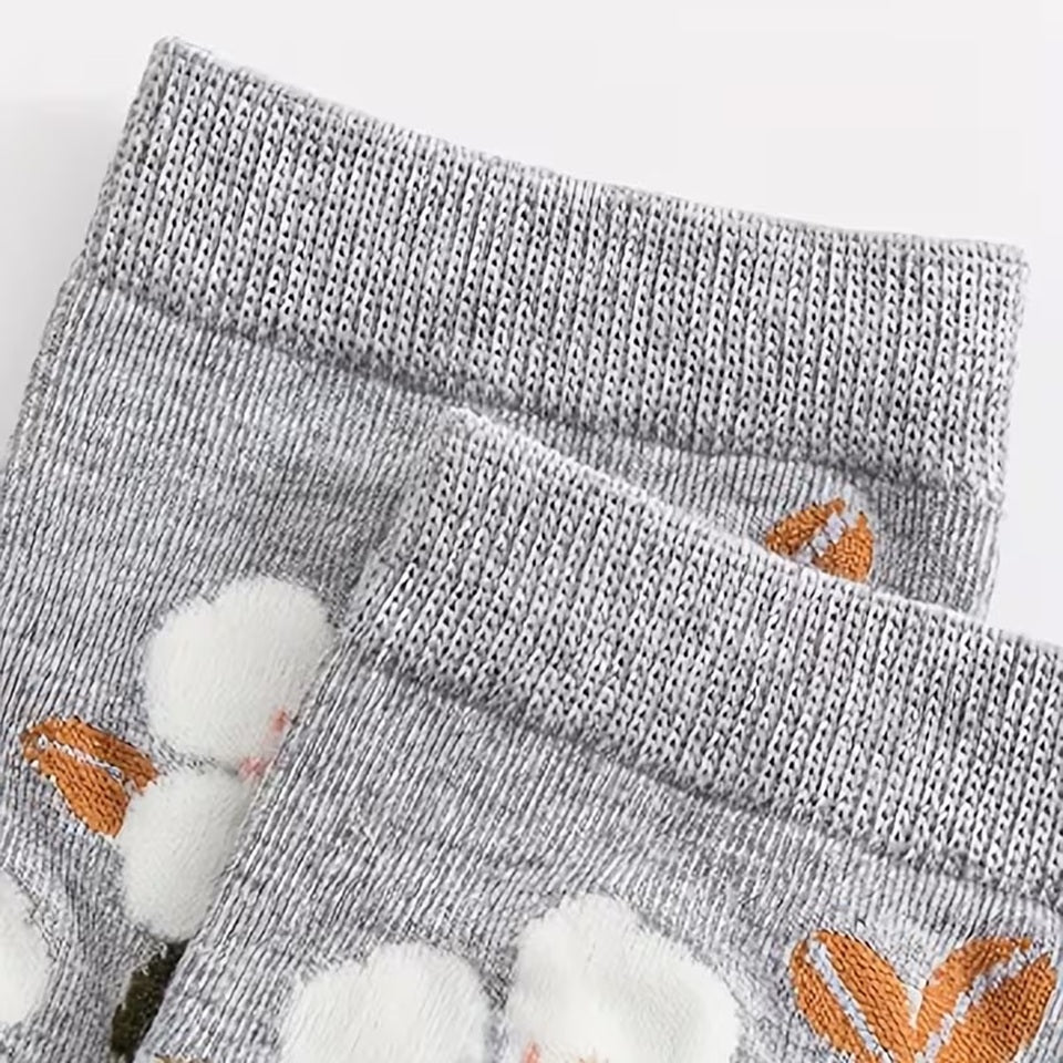 Chaussettes à Motif Fleur d'Hibiscus – Image 3