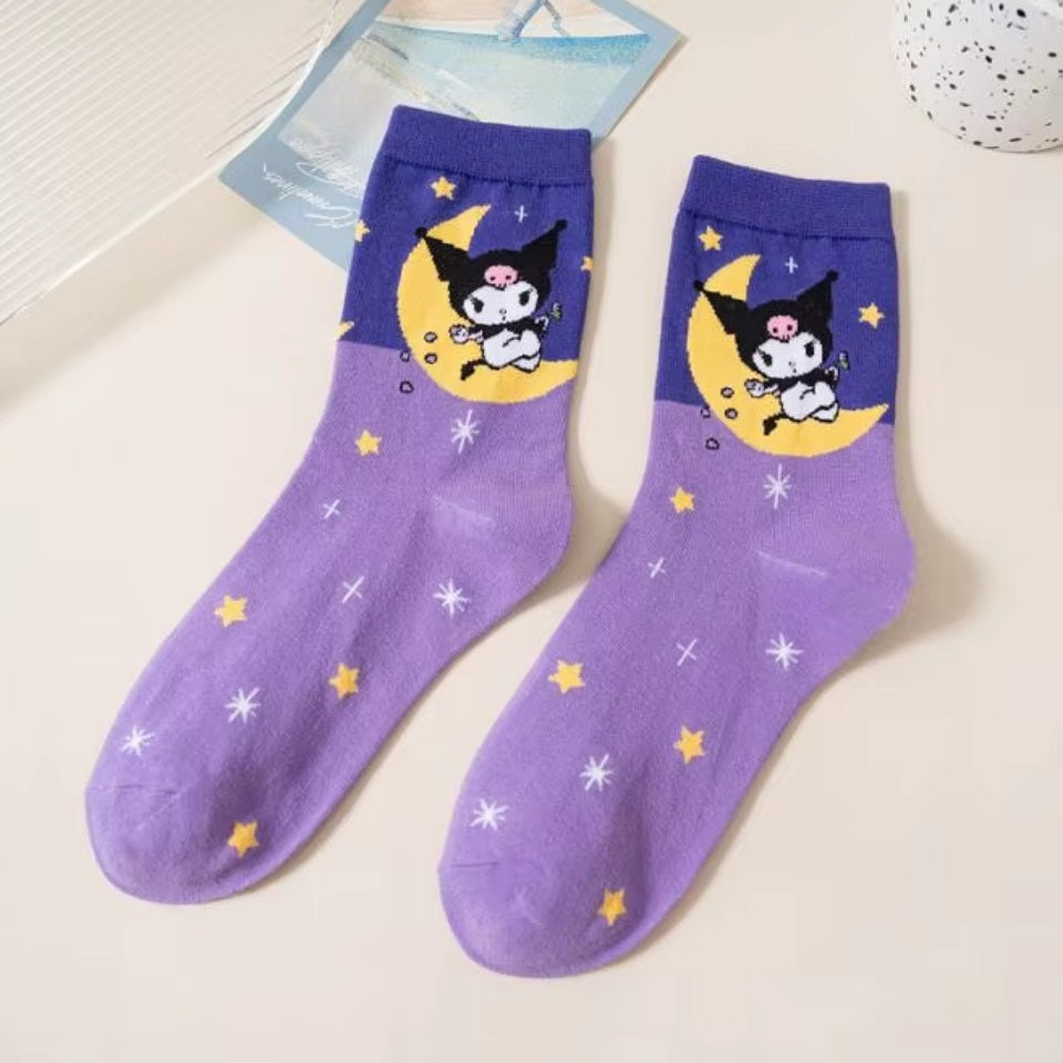 Chaussettes Cartoon Kawaii Sanrio Multicolores – Image 6