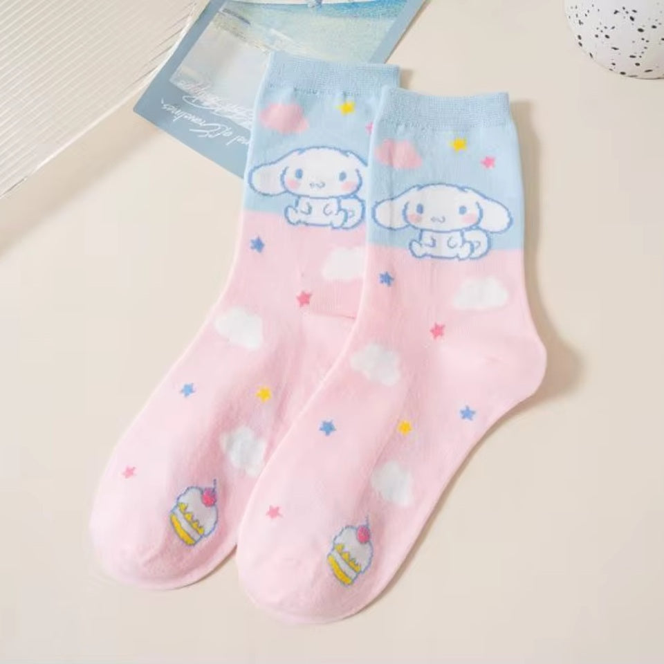 Chaussettes Cartoon Kawaii Sanrio Multicolores – Image 5