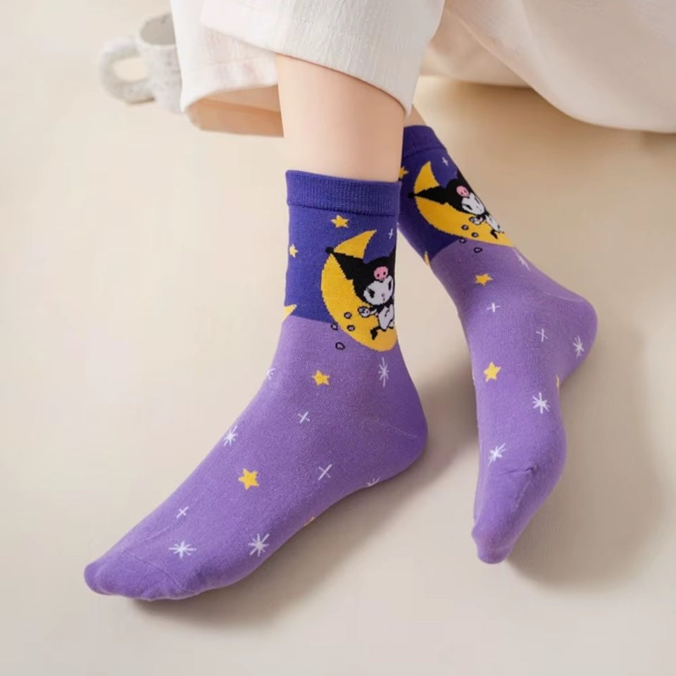 Chaussettes Cartoon Kawaii Sanrio Multicolores – Image 4