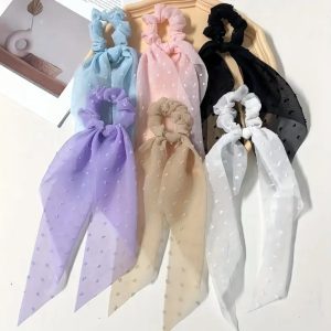 Chouchou en Foulard à Broderies