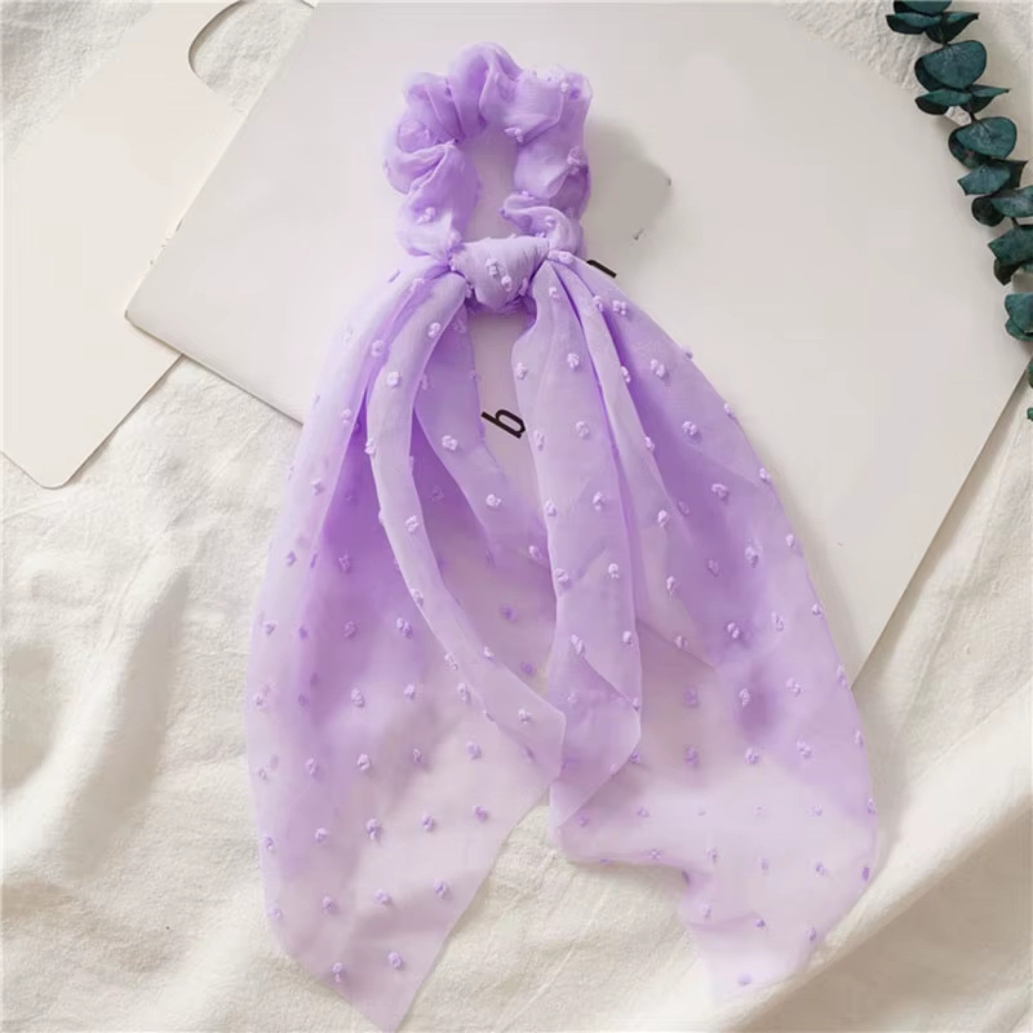 Chouchou en Foulard à Broderies – Image 5