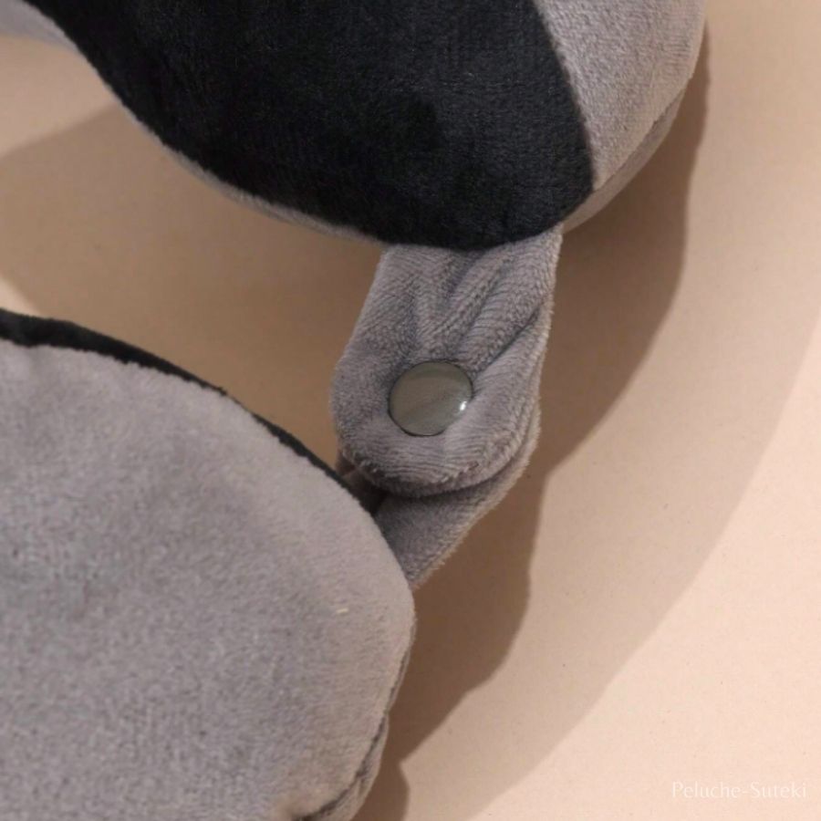 Coussin de Voyage en Peluche Pingouin Bleu Marine – Image 8