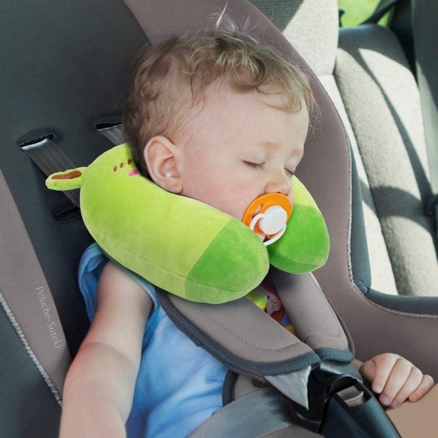 Oreiller de Cou en Peluche Grenouille Verte – Image 5
