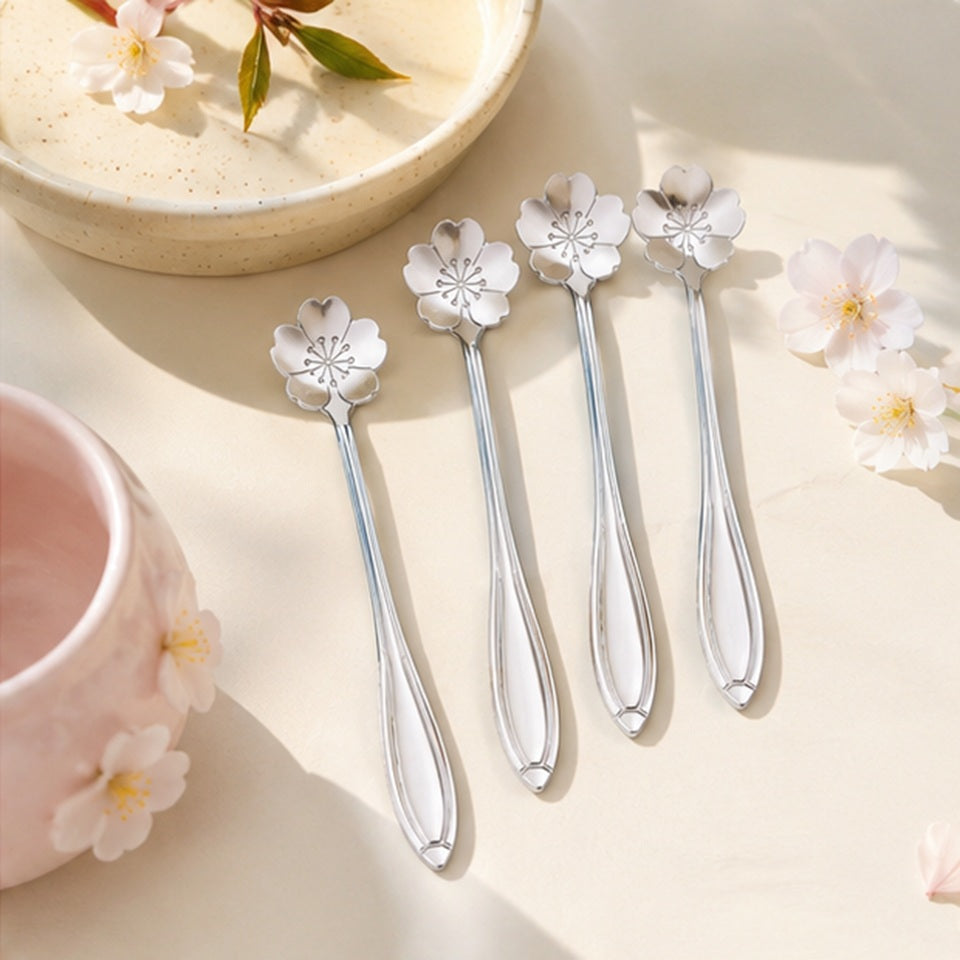Cuillères en Forme de Sakura, Lot de 2 – Image 2