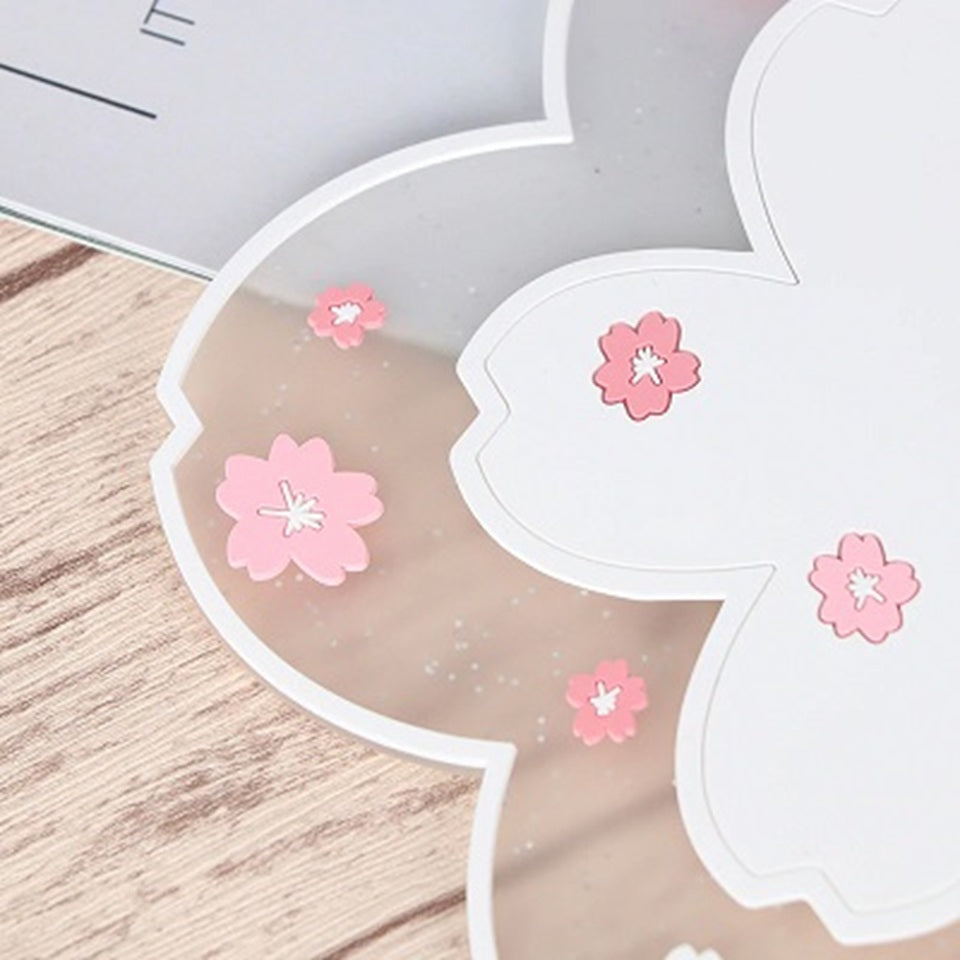 Dessous de Verre Fleur de Sakura Blanc – Image 3