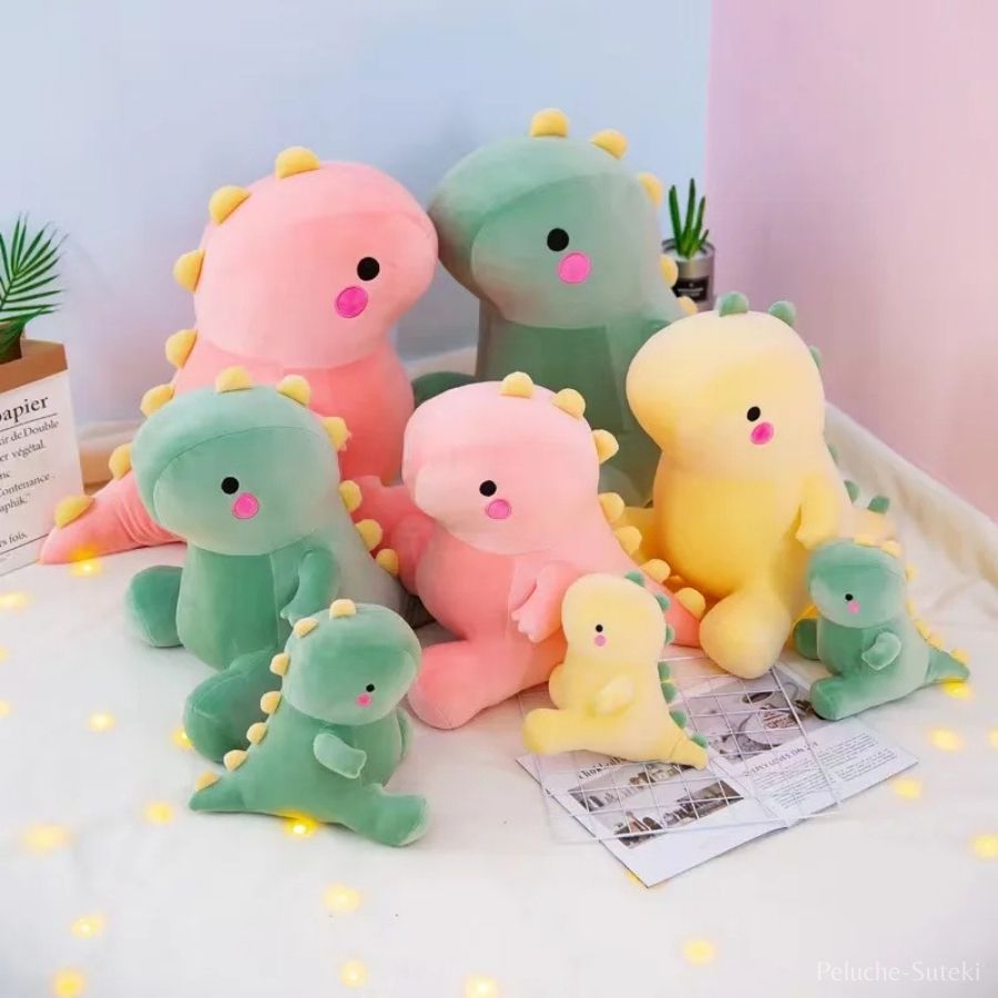 Peluche de Dinosaure Pastel Mignonne et Douce – Image 6