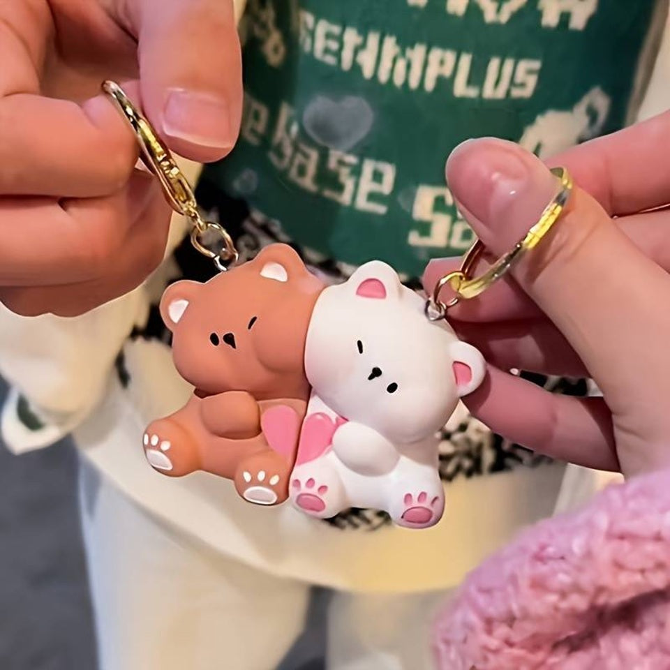 Porte-clés Câlin d'Oursons Doublé – Image 2