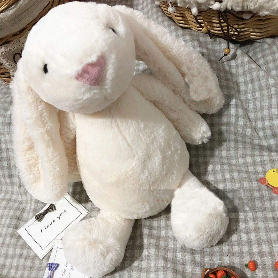 Peluche Lapin Gris Menthe à Oreilles Tombantes – Image 5