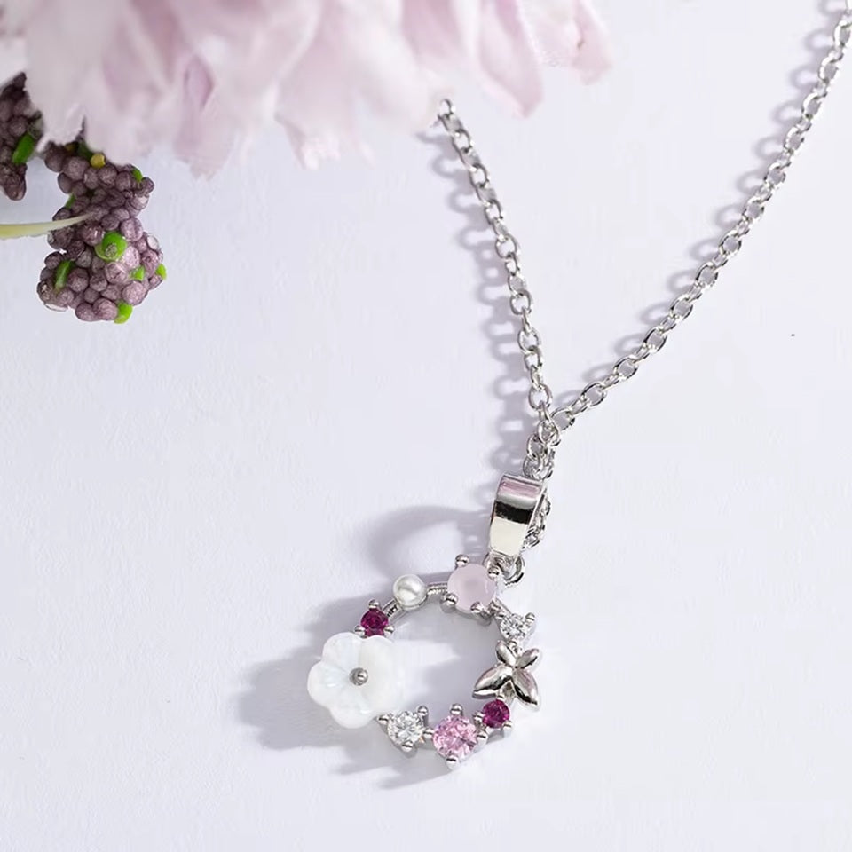 Ensemble de Bijoux Ronde Enchantée avec Collier et Boucles d'Oreilles – Image 2