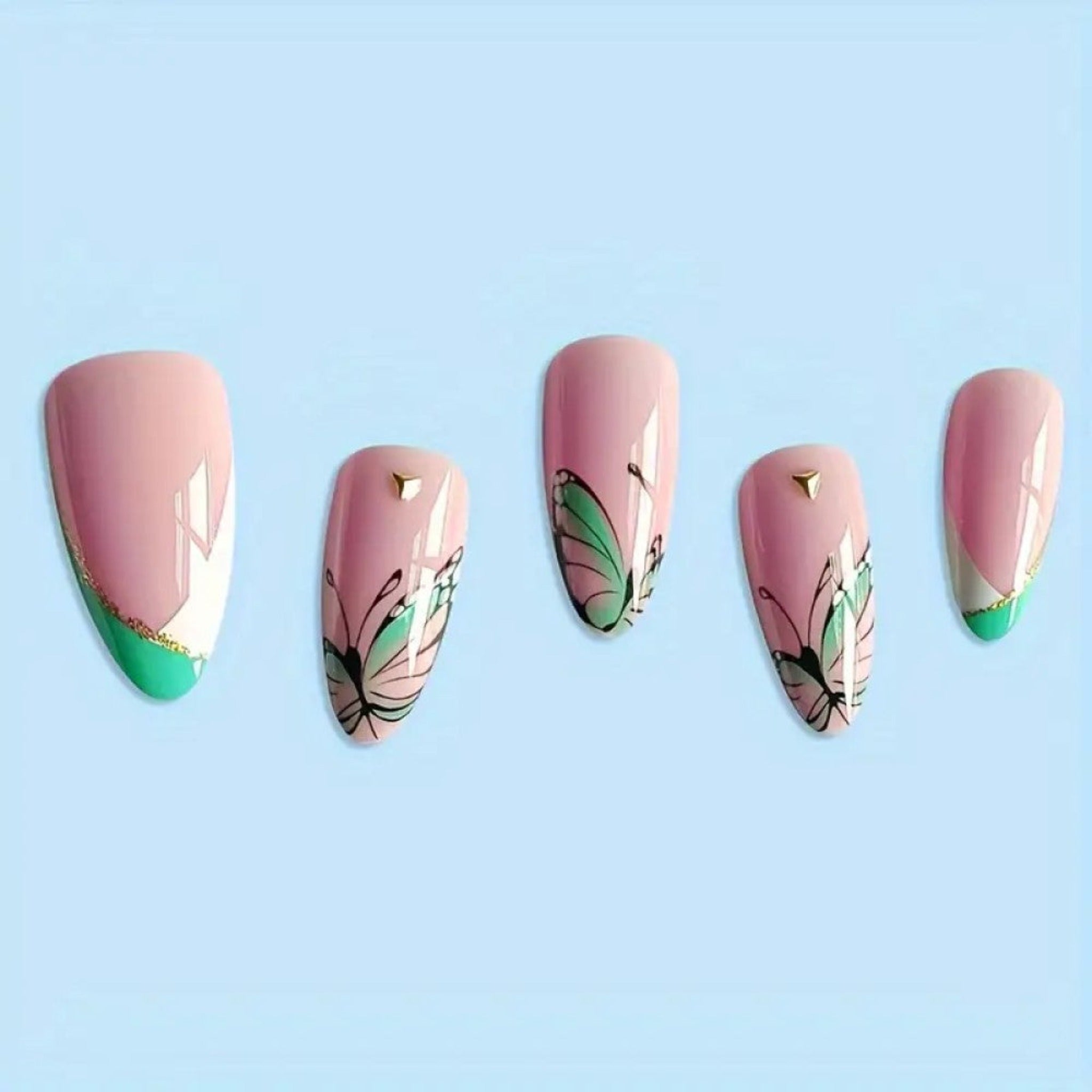 Ongles Faux adhésifs Papillons – Image 4