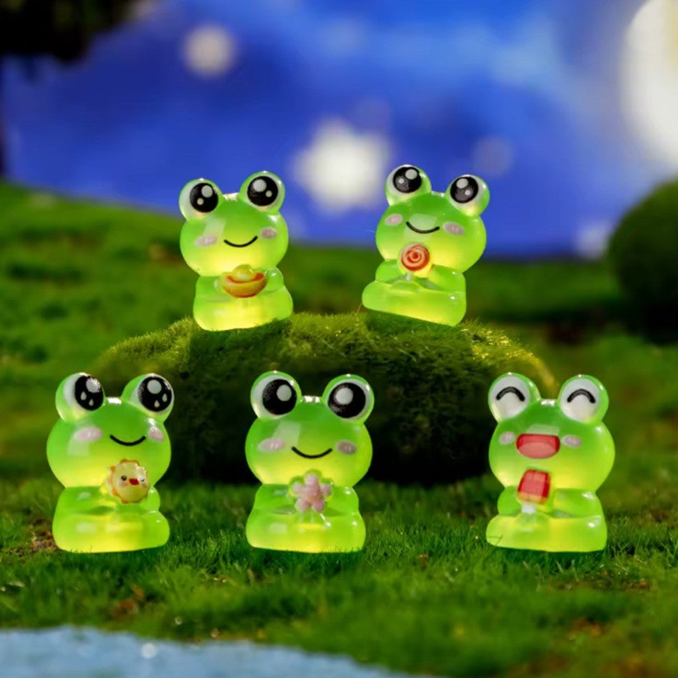 Lot de 6 Figurines Grenouille Colorées – Image 2