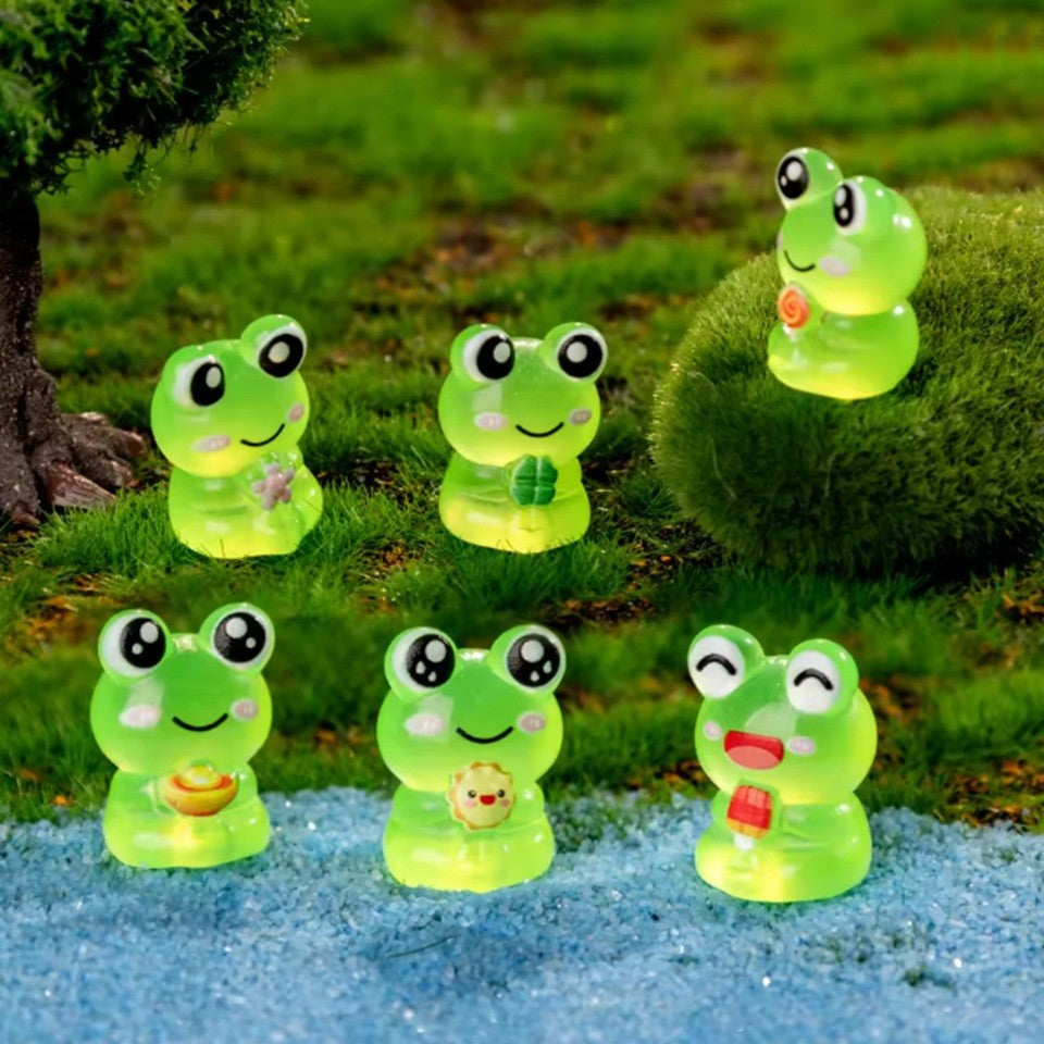 Lot de 6 Figurines Grenouille Colorées – Image 3